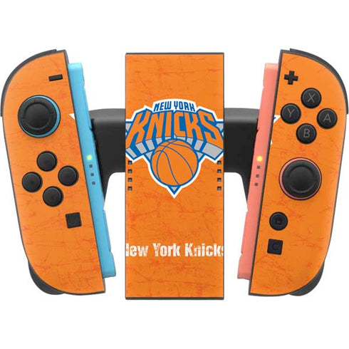 NBA New York Knicks Orange Primary Logo Nintendo Switch 2 (2025) Joy-Con Controller Skin