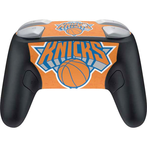 NBA New York Knicks Orange Primary Logo Nintendo Switch 2 (2025) Pro Controller Skin