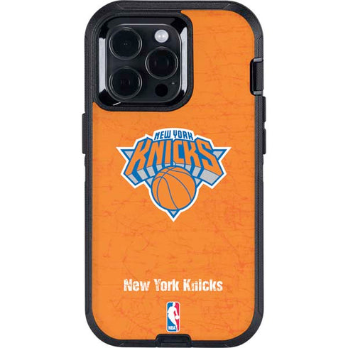 NBA New York Knicks Orange Primary Logo Otterbox Defender iPhone Skin
