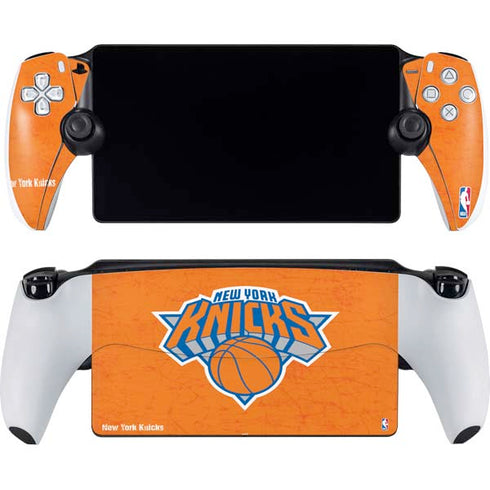 NBA New York Knicks Orange Primary Logo PlayStation Portal Remote Player Skin