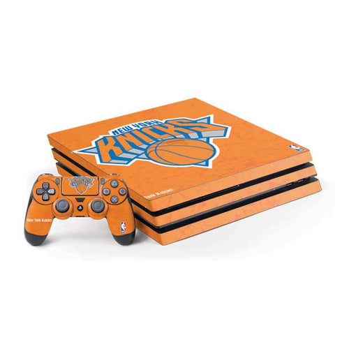 NBA New York Knicks Orange Primary Logo PlayStation PS4 Skins