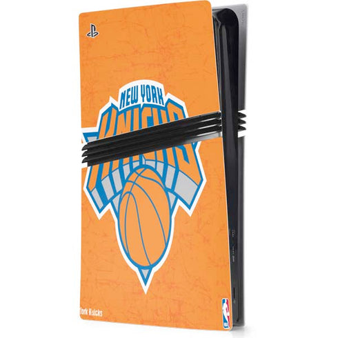 NBA New York Knicks Orange Primary Logo PlayStation PS5 Skins