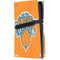 NBA New York Knicks Orange Primary Logo PS5 Pro Disk Console Skin