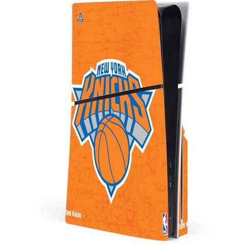 NBA New York Knicks Orange Primary Logo PlayStation PS5 Skins