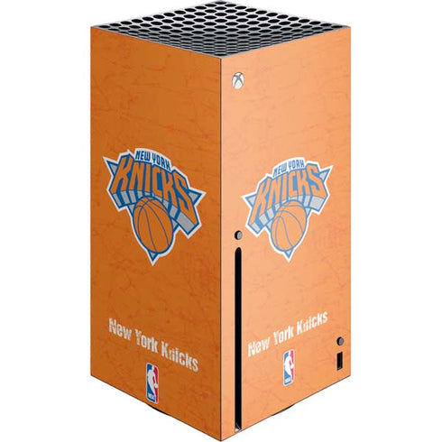 NBA New York Knicks Orange Primary Logo Xbox Series X Skins