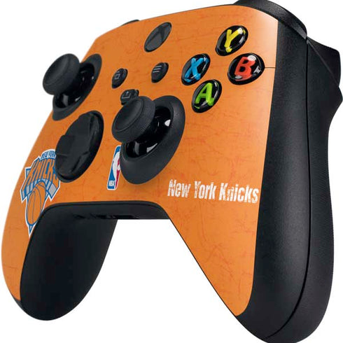 NBA New York Knicks Orange Primary Logo Xbox Series X Controller Skin