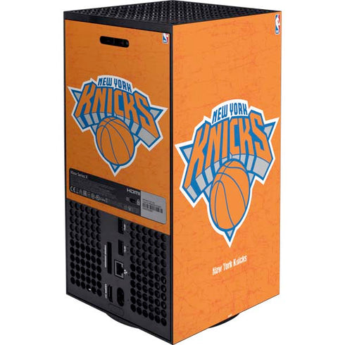 NBA New York Knicks Orange Primary Logo XBox Series X Digital Edition Bundle Skin