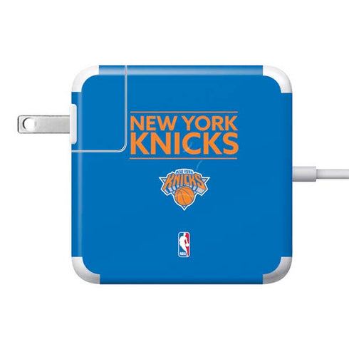 NBA New York Knicks Standard - Blue 85W Power Adapter (15 and 17 inch MacBook Pro Charger) Skin