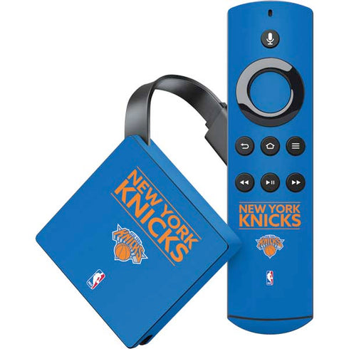 NBA New York Knicks Standard - Blue Amazon Fire TV Skin