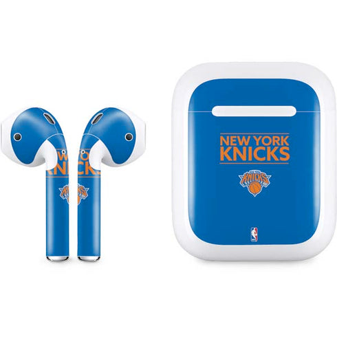 NBA New York Knicks Standard - Blue Apple AirPods Skin