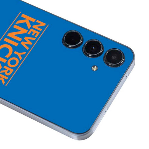 NBA New York Knicks Standard - Blue Galaxy A35 5G Skin