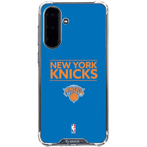 NBA New York Knicks Standard - Blue Galaxy A36 5G Clear Case