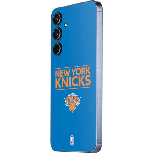 NBA New York Knicks Standard - Blue Galaxy A55 5G Skin