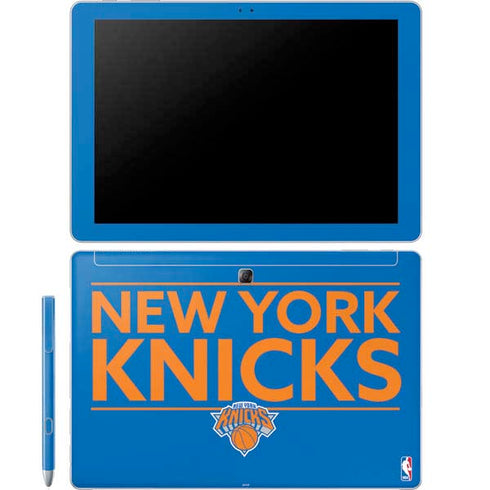 NBA New York Knicks Standard - Blue Galaxy Book 12in Skin