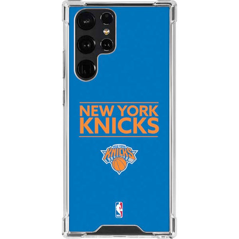 NBA New York Knicks Standard - Blue Galaxy S23 Ultra Clear Case