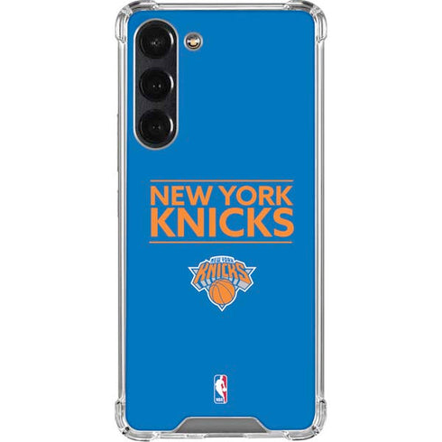 NBA New York Knicks Standard - Blue Galaxy S24 FE Clear Case
