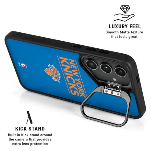 NBA New York Knicks Standard - Blue Galaxy S25 Kickstand Case