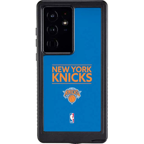 NBA New York Knicks Standard - Blue Galaxy S24 Ultra Waterproof Case