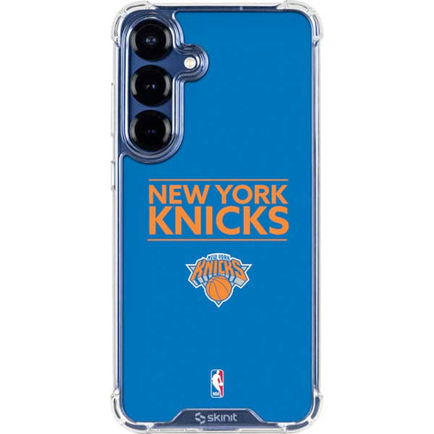 NBA New York Knicks Standard - Blue Galaxy S25 Clear Case