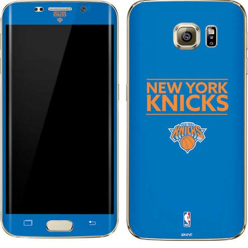 NBA New York Knicks Standard - Blue Galaxy S7 Edge Skin