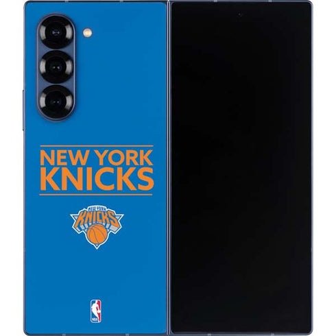 NBA New York Knicks Standard - Blue Galaxy Z Fold6 Skin