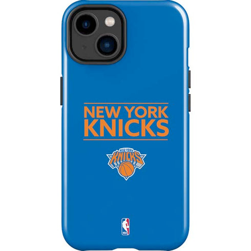 NBA New York Knicks Standard - Blue iPhone 15 Impact Case