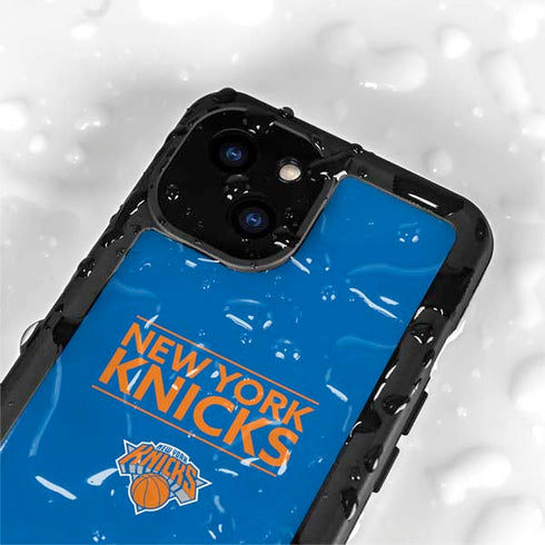 NBA New York Knicks Standard - Blue iPhone 15 Plus Waterproof Case