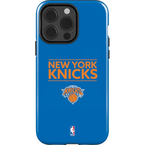 NBA New York Knicks Standard - Blue iPhone 15 Pro Impact Case