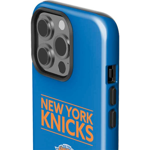 NBA New York Knicks Standard - Blue iPhone 15 Pro Impact Case