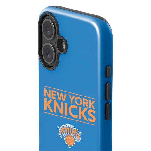 NBA New York Knicks Standard - Blue iPhone 16 Impact Case