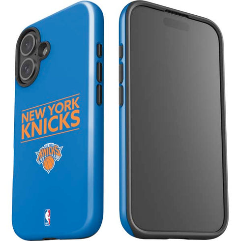 NBA New York Knicks Standard - Blue iPhone 16 Impact Case