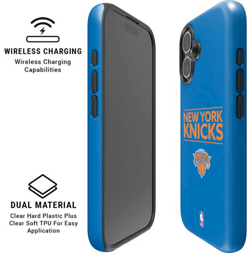 NBA New York Knicks Standard - Blue iPhone 16 Plus Magsafe Impact Case