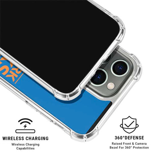 NBA New York Knicks Standard - Blue iPhone 16 Pro Clear Case