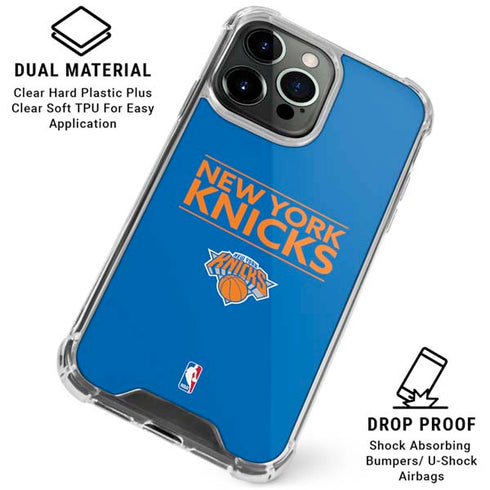 NBA New York Knicks Standard - Blue iPhone 16 Pro Clear Case