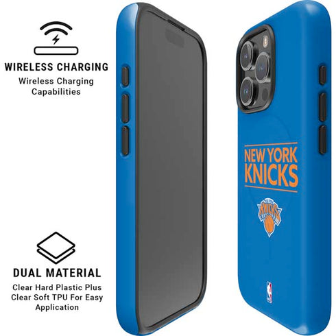 NBA New York Knicks Standard - Blue iPhone 16 Pro Magsafe Impact Case