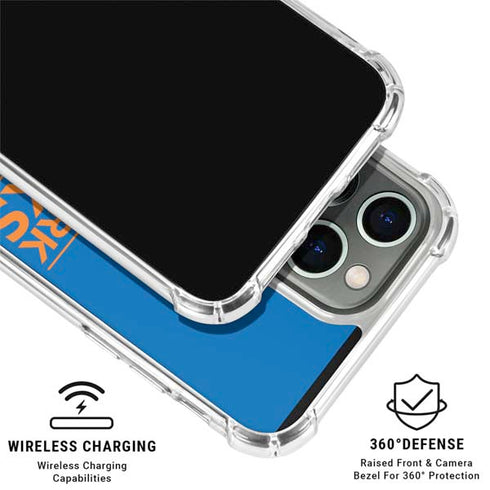 NBA New York Knicks Standard - Blue iPhone 16 Pro Max Clear Case