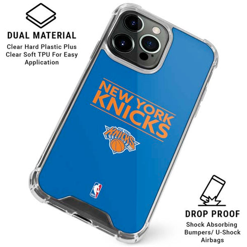 NBA New York Knicks Standard - Blue iPhone 16 Pro Max Clear Case