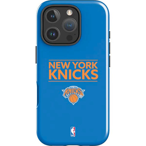 NBA New York Knicks Standard - Blue iPhone 16 Pro Max Impact Case
