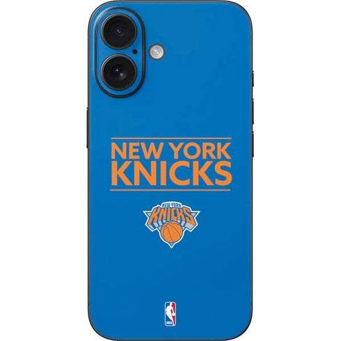 NBA New York Knicks Standard - Blue iPhone 16 Skin