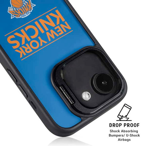 NBA New York Knicks Standard - Blue iPhone 16e Kickstand Case