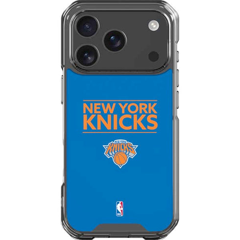 NBA New York Knicks Standard - Blue iPhone 18 Pro Clear Case