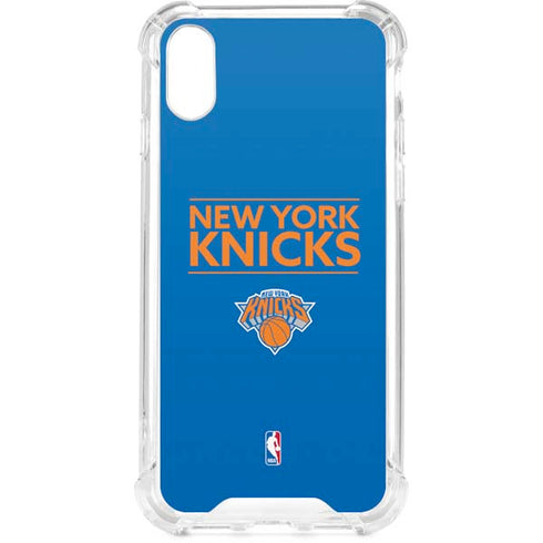 NBA New York Knicks Standard - Blue iPhone XS Clear Case