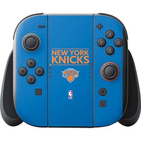 NBA New York Knicks Standard - Blue Nintendo Switch 2 (2025) with Joy-Con Skin