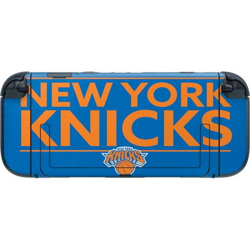 NBA New York Knicks Standard - Blue Nintendo Switch 2 (2025) with Joy-Con Skin