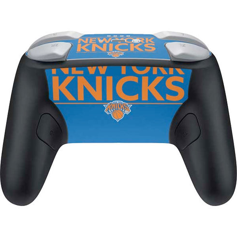 NBA New York Knicks Standard - Blue Nintendo Switch 2 (2025) Pro Controller Skin