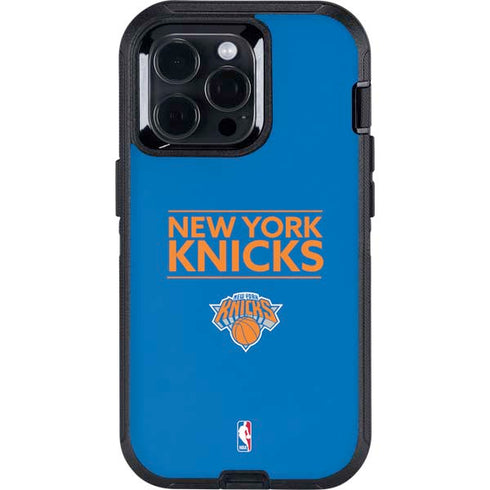 NBA New York Knicks Standard - Blue Otterbox Defender iPhone Skin