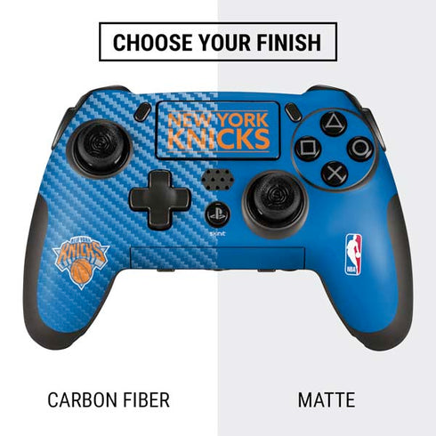 NBA New York Knicks Standard - Blue PlayStation Scuf Vantage 2 Controller Skin