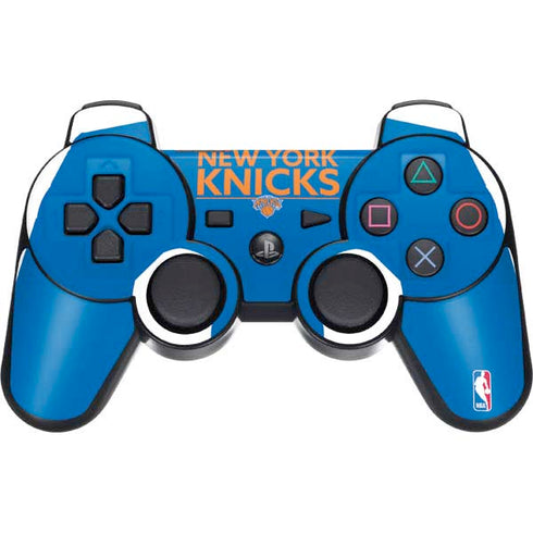 NBA New York Knicks Standard - Blue PS3 Dual Shock wireless controller Skin