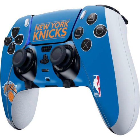 NBA New York Knicks Standard - Blue PS5 DualSense Edge Pro Controller Skin