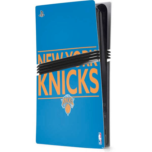 NBA New York Knicks Standard - Blue PS5 Pro Console Skin